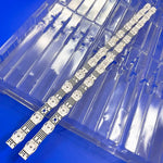 bande led 13 led blanc noir perforations modernes transparentes tcl 50g61 50s525 50s435 50p615