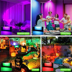projecteur led rgb ip66 étanche 100w télécommande moderne fixation murale