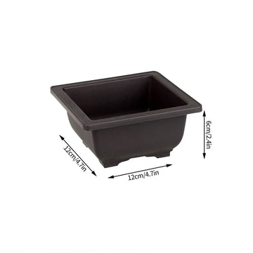 pot fleurs plastique noir moderne plante intérieure jardin décoration extérieur balcon