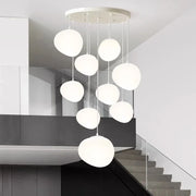 Lustre LED suspendu moderne pour salon et salle à manger - Éclairage design 25 ampoules
