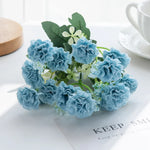 bouquet fleurs artificielles mariage blanc rose violet anniversaire intérieur modernes