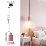Lampes suspendues modernes minimalistes bois clair blanc noir câble ampoule tension 90 260V flux