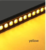 éclairage mural led gris métallique ip65 12w dmx rgb moderne clips fixation