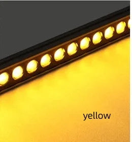 éclairage mural led gris métallique ip65 12w dmx rgb moderne clips fixation