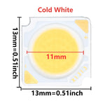 puce led cob 1313 carrée blanc naturel haute luminosité éclairage moderne haute qualité