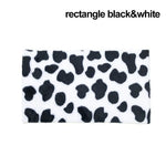 tapis miniature peluche rose blanc nordique doux poupées 14cm 18cm rond rectangle