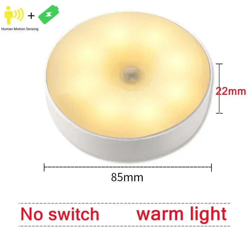 veilleuse led rechargeable usb sensor intelligente led blanc moderne adhésive auto off