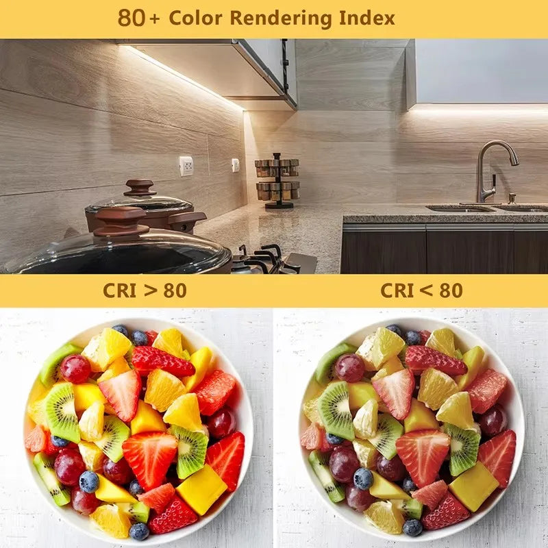 ruban led cob blanc 320 leds 5m 10m 3000k 4000k 6500k moderne