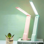 lampe pliable led rechargeable controle tactile noir rose vert blanc moderne minimaliste