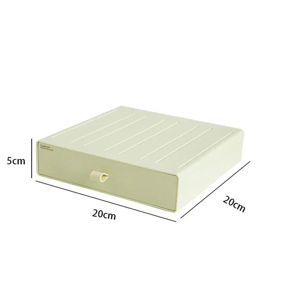 boîtes tiroirs blanc vert moderne réutilisables poignées grandes capacités rangement maison