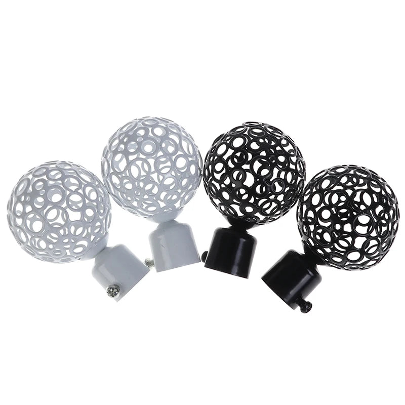 boule suspension moderne noir blanc perforée décorative eyelets 22mm 28mm