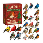 Calendrier de l'Avent oiseau de Noël vue d'ensemble