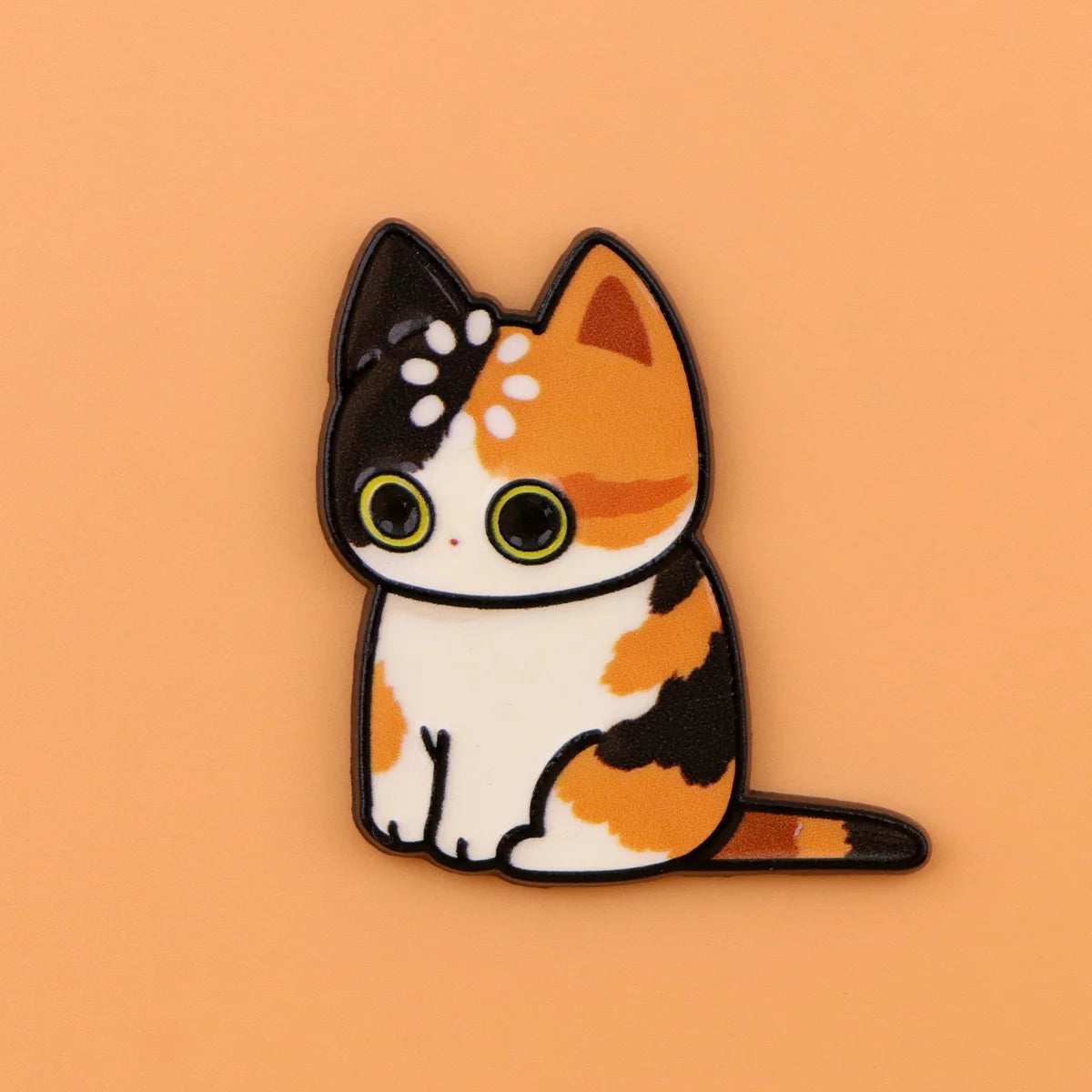 aimants réfrigérateur dessin animé chatons cartoon yeux ouverts poilés variés collection deco