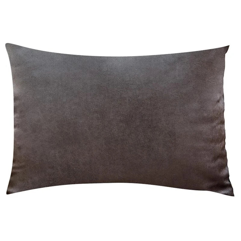 housse coussin velours décorative canapé salon moderne nordique gris vert