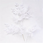 décoration murale branche artificielle bamboo soie rouge vert moderne minimalisteextérieur mariage anniversaire