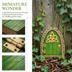 porte miniature rouge bleu vert bois pierre artisanale rustique adhésif poignée étoile trèfle cloche