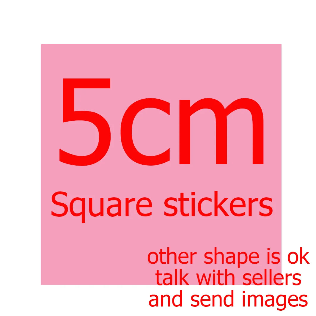 sticker personnalisable adhésif transparent moderne logo fruit flocon neige textes différentes couleurs jaune rose
