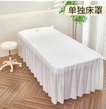 housses lit polyester coton brodé texture blanche moderne ruban adhésif inclusion
