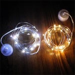 guirlande lumineuse fil cuivre led blanc multicolore moderne décoration noël mariage suction