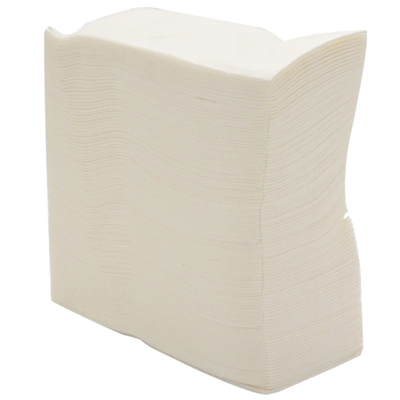 serviettes papier blancs rayures fines classiques cuisine salle bain événements mariage jetables douces