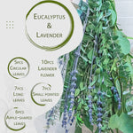 bouquet fleurs séchées naturel eucalyptus lavande vert jaune violet décoration intérieure bohème rustique