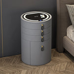 coffret bijoux moderne couleur beige bleu gris vert matériau bois opaque