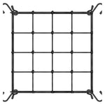 filet protection plantes noir maille régulière clips jardin élastique polyester pratique crochets support plantes