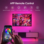 ruban led multicolore adhésif moderne contrôleur bluetooth lumière nuit réglable salon
