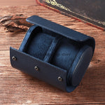 boîte rangement montres cuir marron clair simili cuir classique portable organisation horlogerie masculine