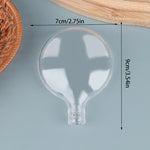 ampoule transparente moderne blanche ronde lisse éclairage led acrylique minimaliste