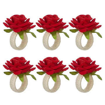 boucle serviette rose blanche rouge bleu fleurs artificielles tissu classique adhésif mariage valentin