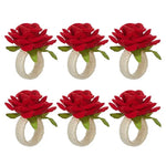 boucle serviette rose blanche rouge bleu fleurs artificielles tissu classique adhésif mariage valentin