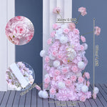 arche fleur blanche décor mariage fête anniversaire banquet cérémonie mur floral moderne grande taille