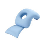 coussin soutien sommeil mousse polyester massage face down confort salon gris tissu uni ergonomie
