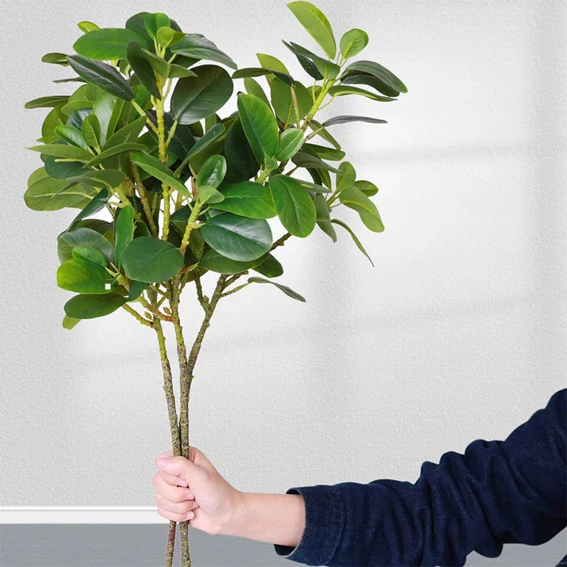 plantes artificielles feuilles vertes modernes décoration intérieure décoration extérieure