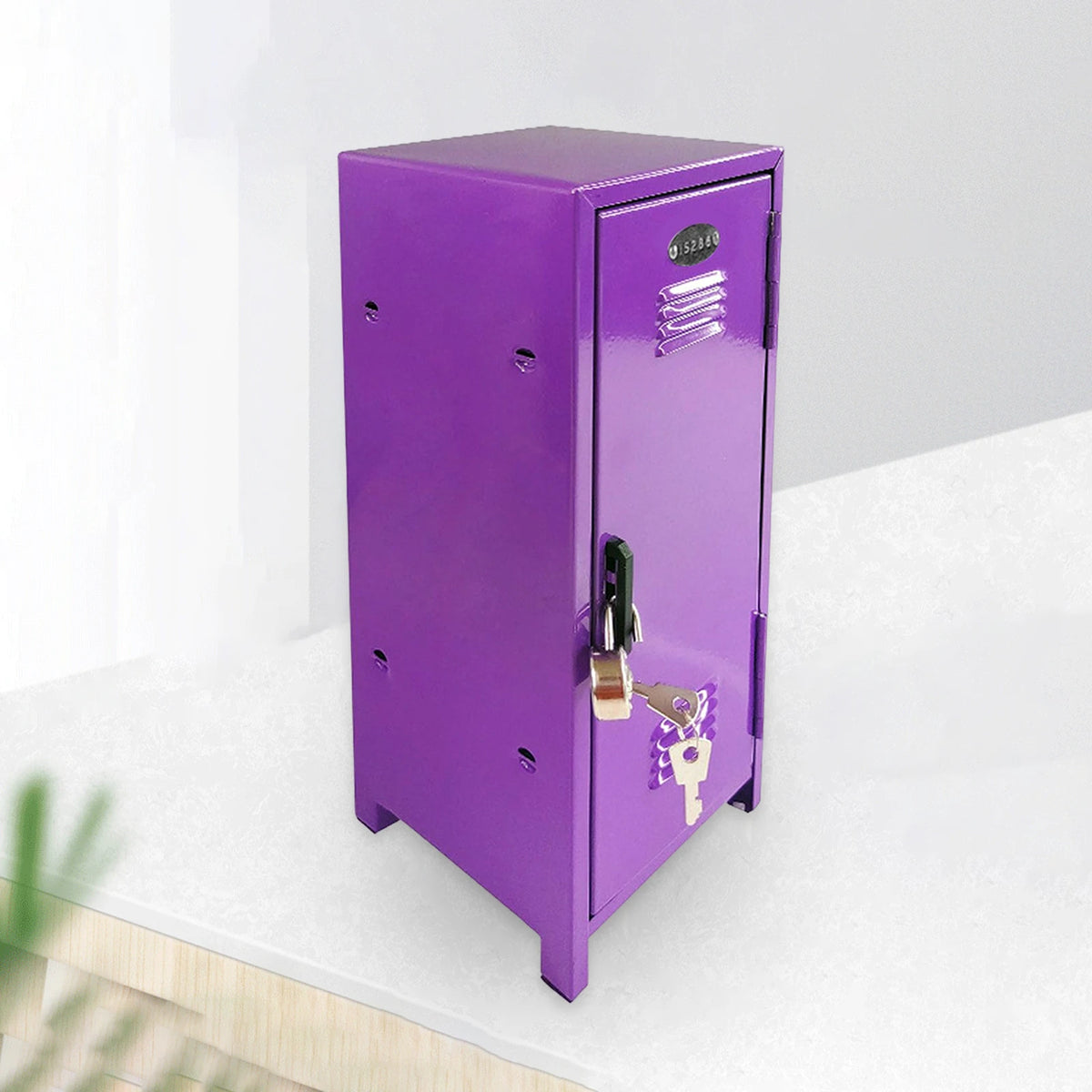 boîte rangement métal moderne violet rose bleu blanc noirversible organisateur jouets cosmétiques chambre
