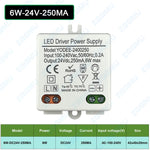 alimentation led 12v 24v 6w 10w 12w blanc moderne compact deux boutons deux bornes