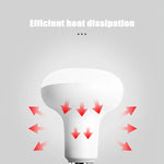 ampoule led blanc moderne e27 r63 50000h 2000lm flux luminescent certification rohs fcc lvd