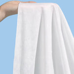 draps lit jetables serviettes bain taies oreiller ensemble literie portable voyage blanc minimaliste