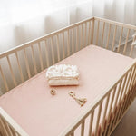 drap housse lit bébé coton polyester 130x70cm uni beige clair moderne ans