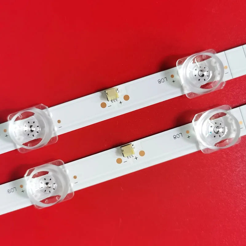 ruban led blanc moderne 780mm 3v connecteurs fixation led 11 blancs