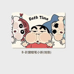 tapis bain absorbant eau rapide sec cartoon personnages shin chan géométrique bulles antidérapant