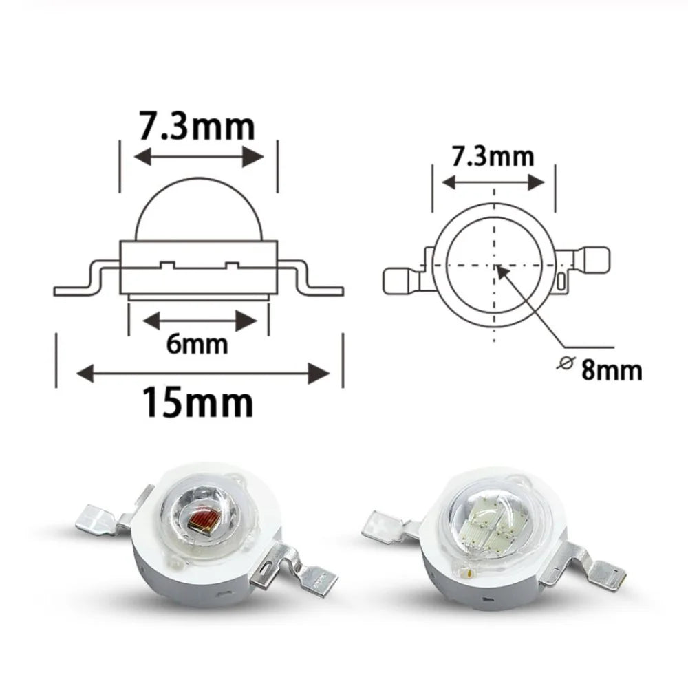 ampoule led cob 3w 1w blanc noir clip moderne technologie 220lm certification ccc