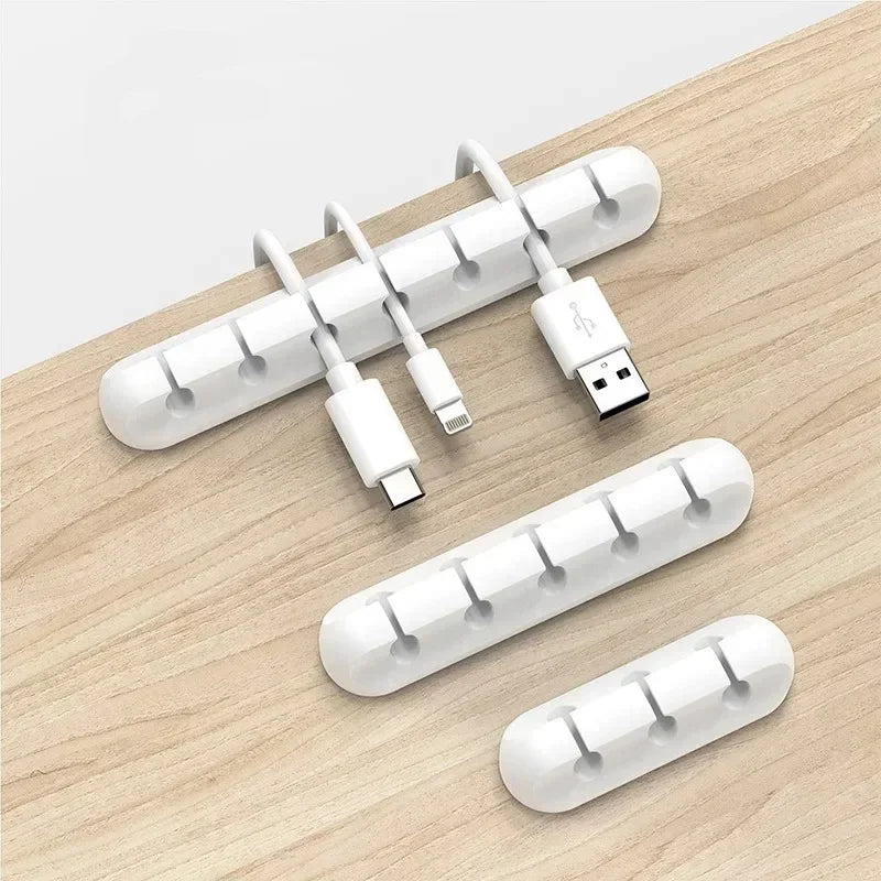 support câbles adhésifs blanc noir modernes maison jardin câbles usb données audio souris
