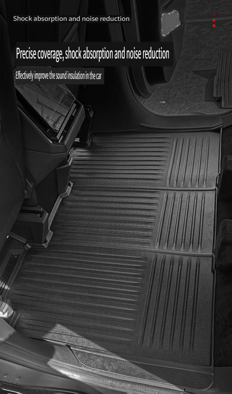 tapis sol voiture noir rayures verticales moderne antidérapant protection coffre universal adaptable
