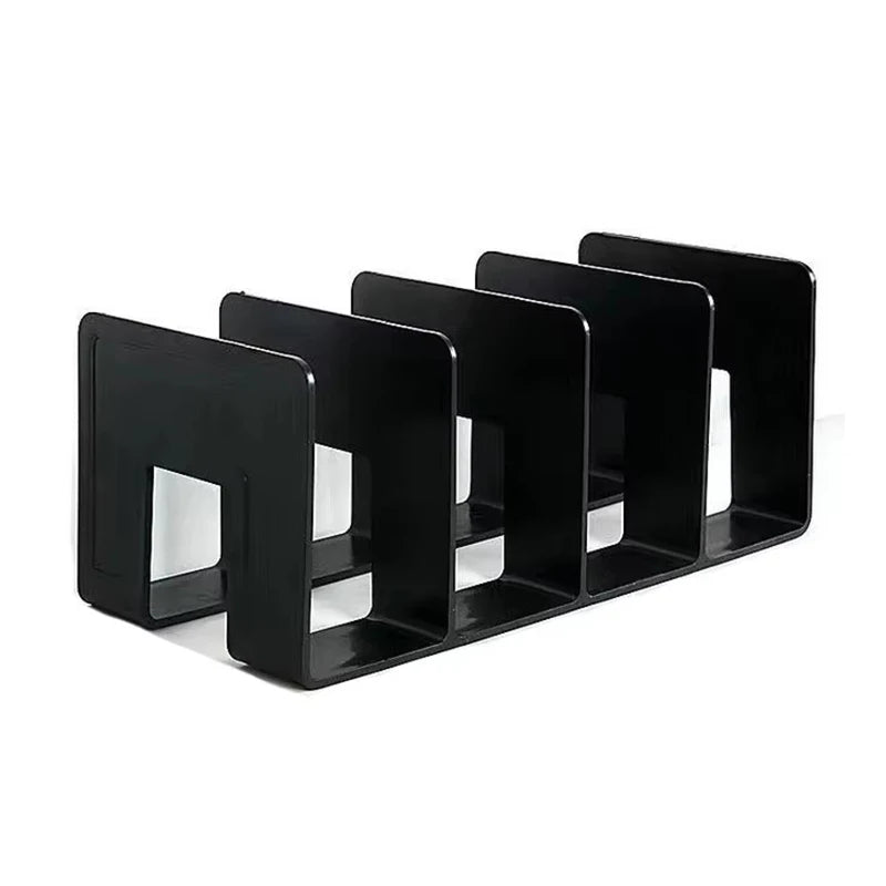 support rangement transparent moderne adhésif porte sacs porte livres cahiers notes armoire respectueux environnement