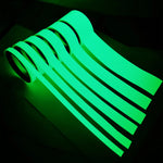 ruban luminescent vert adhésif moderne sécurité décoration nuit autoadhésif 10mm 15mm 20mm 30mm 40mm