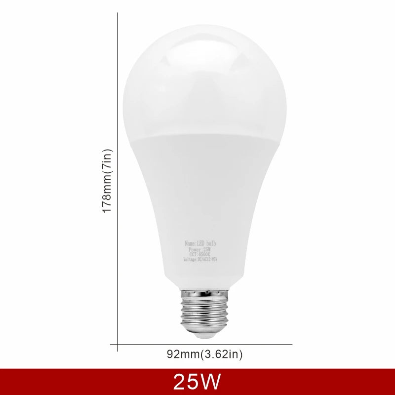 ampoule led e27 blanc froid chaud 12v 85v 3w 6w 9w 12w 15w 18w