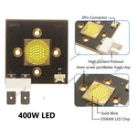 projecteur scène led mobile 100w 200w 300w noir or grille points clips métalliques fil