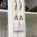 pompon doré beige classique 21cm tissé opaques décoration textile maison